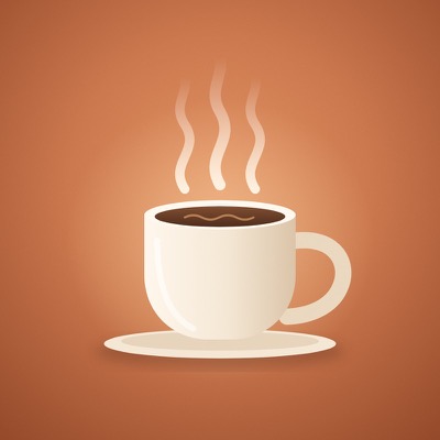 Hyggeply logo — a steaming cup of coffee